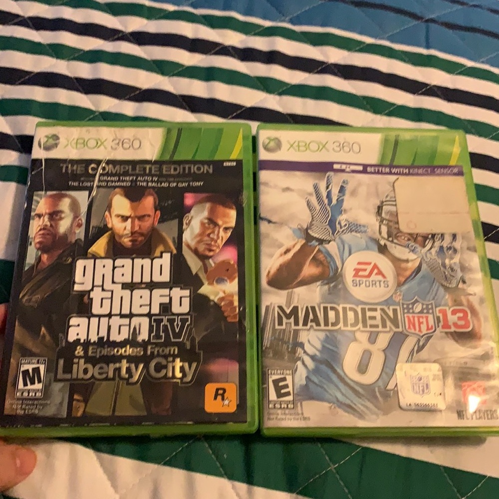 X-BOX 360 Grand Theft Edition $ Madden 13
